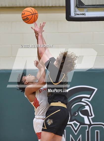 Thumbnail 3 in Trinity Academy vs. The Burlington School (NCISAA 2A State Championship)  photogallery.