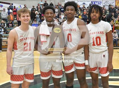 Thumbnail 3 in Trinity Academy vs. The Burlington School (NCISAA 2A State Championship)  photogallery.