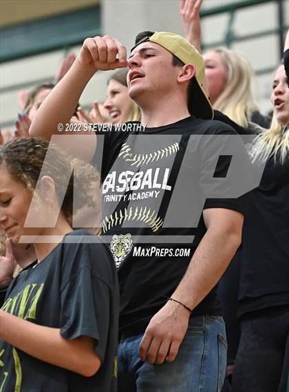 Thumbnail 2 in Trinity Academy vs. The Burlington School (NCISAA 2A State Championship)  photogallery.