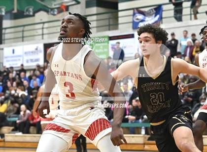 Thumbnail 3 in Trinity Academy vs. The Burlington School (NCISAA 2A State Championship)  photogallery.