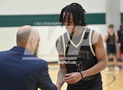 Thumbnail 3 in Trinity Academy vs. The Burlington School (NCISAA 2A State Championship)  photogallery.