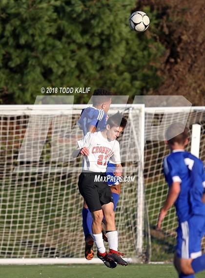 Thumbnail 2 in Lyman Memorial vs. Cromwell (CIAC Class S Second Round) photogallery.