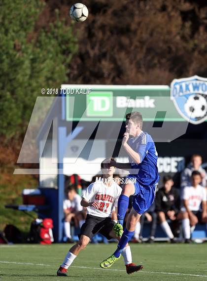Thumbnail 2 in Lyman Memorial vs. Cromwell (CIAC Class S Second Round) photogallery.