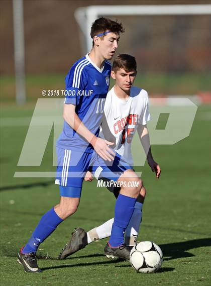 Thumbnail 2 in Lyman Memorial vs. Cromwell (CIAC Class S Second Round) photogallery.