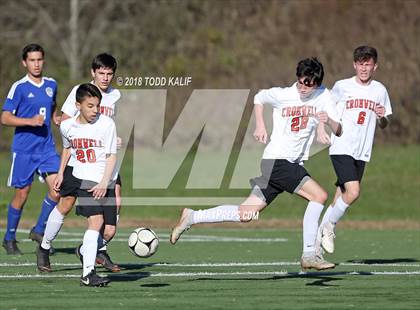 Thumbnail 2 in Lyman Memorial vs. Cromwell (CIAC Class S Second Round) photogallery.