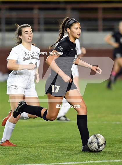 Thumbnail 2 in Archbishop Mitty vs. Saint Francis (CIF CCS Open Division Final) photogallery.