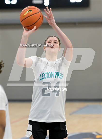 Thumbnail 1 in Legion Preparatory Academy vs. Bella Vista College Preparatory School (Nike Tournament of Champions) photogallery.