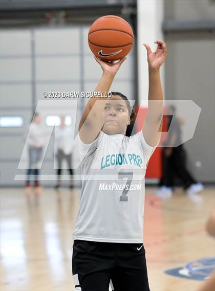 Thumbnail 2 in Legion Preparatory Academy vs. Bella Vista College Preparatory School (Nike Tournament of Champions) photogallery.