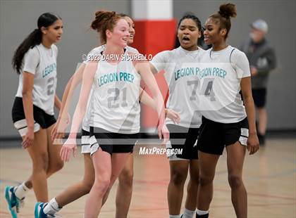 Thumbnail 1 in Legion Preparatory Academy vs. Bella Vista College Preparatory School (Nike Tournament of Champions) photogallery.