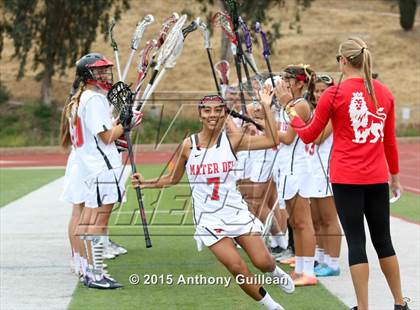 Thumbnail 2 in Mater Dei vs Beckman (CIF SS Semifinal) photogallery.