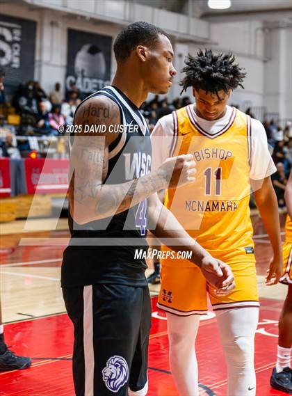 Thumbnail 3 in Winston Salem Christian National vs. Bishop McNamara (Capital Hoops Mayhem on Military) photogallery.