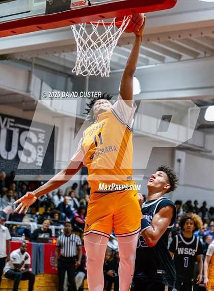 Thumbnail 2 in Winston Salem Christian National vs. Bishop McNamara (Capital Hoops Mayhem on Military) photogallery.