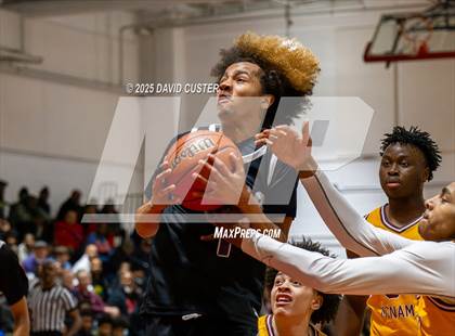 Thumbnail 3 in Winston Salem Christian National vs. Bishop McNamara (Capital Hoops Mayhem on Military) photogallery.