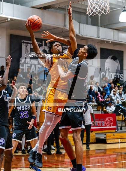 Thumbnail 3 in Winston Salem Christian National vs. Bishop McNamara (Capital Hoops Mayhem on Military) photogallery.