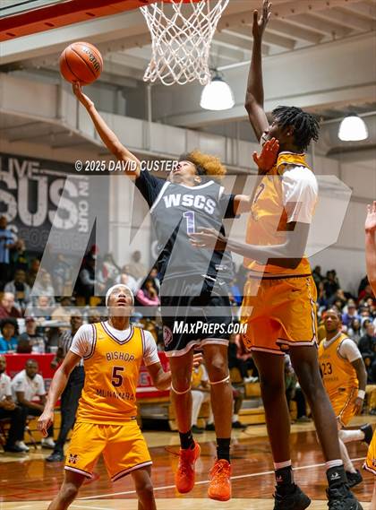 Thumbnail 2 in Winston Salem Christian National vs. Bishop McNamara (Capital Hoops Mayhem on Military) photogallery.
