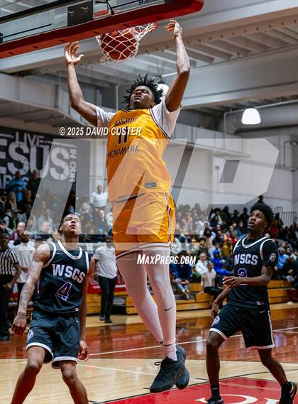 Thumbnail 2 in Winston Salem Christian National vs. Bishop McNamara (Capital Hoops Mayhem on Military) photogallery.