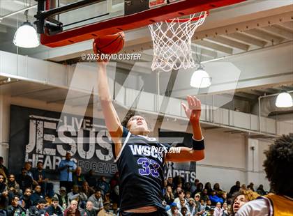 Thumbnail 1 in Winston Salem Christian National vs. Bishop McNamara (Capital Hoops Mayhem on Military) photogallery.