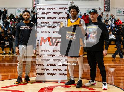 Thumbnail 2 in Winston Salem Christian National vs. Bishop McNamara (Capital Hoops Mayhem on Military) photogallery.