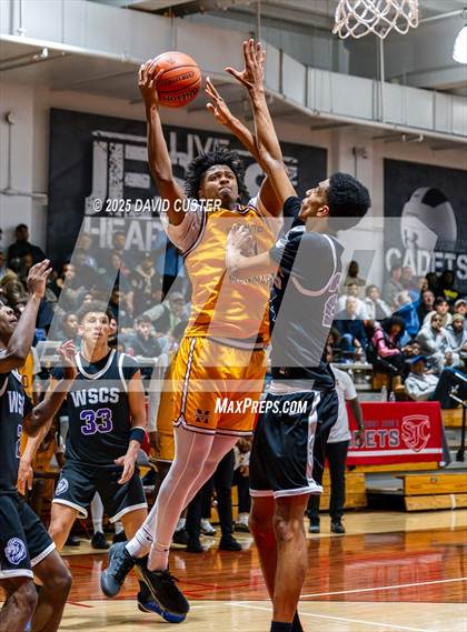 Thumbnail 2 in Winston Salem Christian National vs. Bishop McNamara (Capital Hoops Mayhem on Military) photogallery.