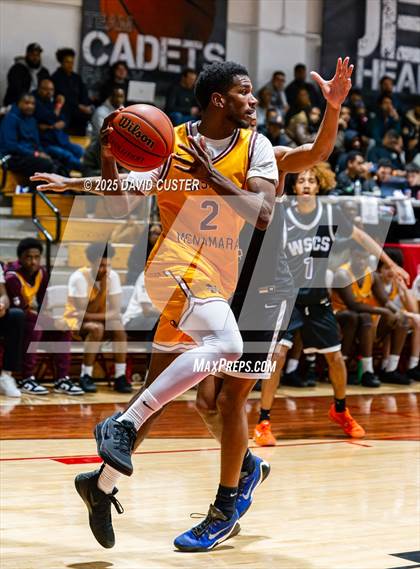 Thumbnail 1 in Winston Salem Christian National vs. Bishop McNamara (Capital Hoops Mayhem on Military) photogallery.