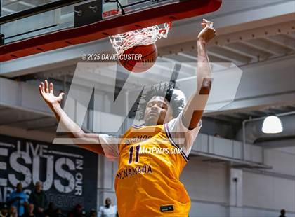 Thumbnail 3 in Winston Salem Christian National vs. Bishop McNamara (Capital Hoops Mayhem on Military) photogallery.