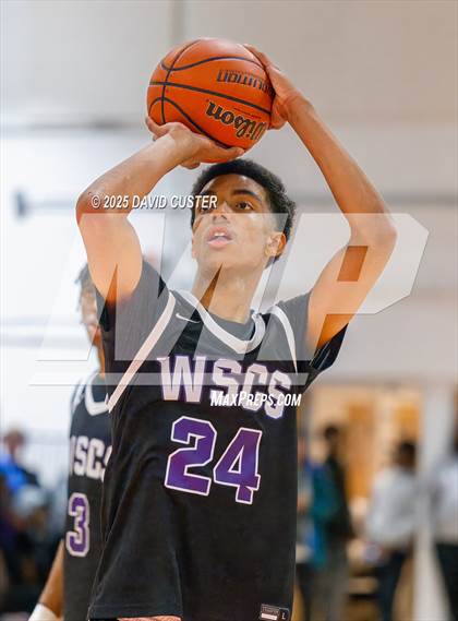 Thumbnail 1 in Winston Salem Christian National vs. Bishop McNamara (Capital Hoops Mayhem on Military) photogallery.