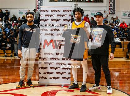 Thumbnail 1 in Winston Salem Christian National vs. Bishop McNamara (Capital Hoops Mayhem on Military) photogallery.