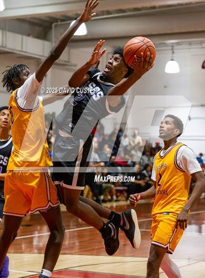 Thumbnail 2 in Winston Salem Christian National vs. Bishop McNamara (Capital Hoops Mayhem on Military) photogallery.