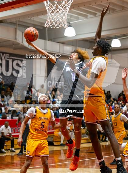Thumbnail 1 in Winston Salem Christian National vs. Bishop McNamara (Capital Hoops Mayhem on Military) photogallery.