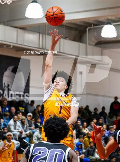 Thumbnail 1 in Winston Salem Christian National vs. Bishop McNamara (Capital Hoops Mayhem on Military) photogallery.