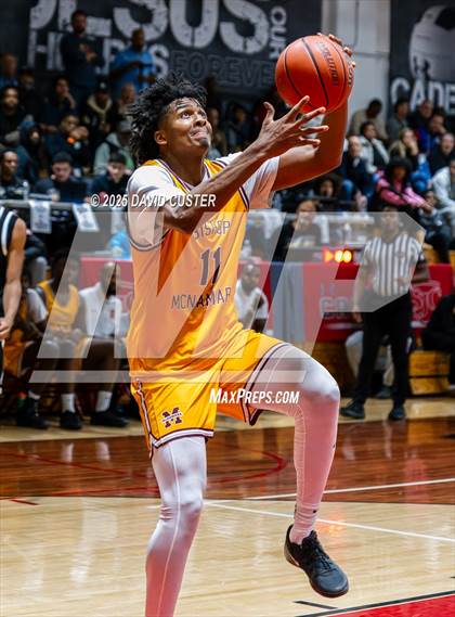 Thumbnail 1 in Winston Salem Christian National vs. Bishop McNamara (Capital Hoops Mayhem on Military) photogallery.