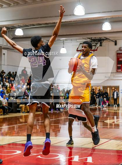 Thumbnail 1 in Winston Salem Christian National vs. Bishop McNamara (Capital Hoops Mayhem on Military) photogallery.