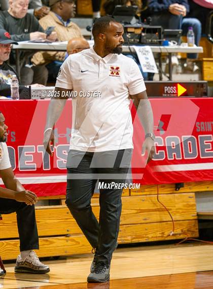 Thumbnail 1 in Winston Salem Christian National vs. Bishop McNamara (Capital Hoops Mayhem on Military) photogallery.