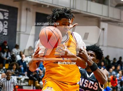 Thumbnail 1 in Winston Salem Christian National vs. Bishop McNamara (Capital Hoops Mayhem on Military) photogallery.