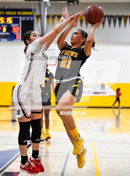 Thumbnail 2 in Bishop O'Dowd Girls Basketball (Extending the Season) photogallery.