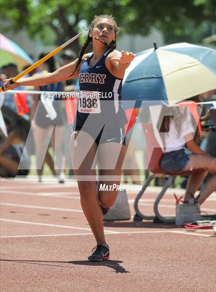 Thumbnail 1 in AIA Track & Field Championships (Girls Javelin) photogallery.