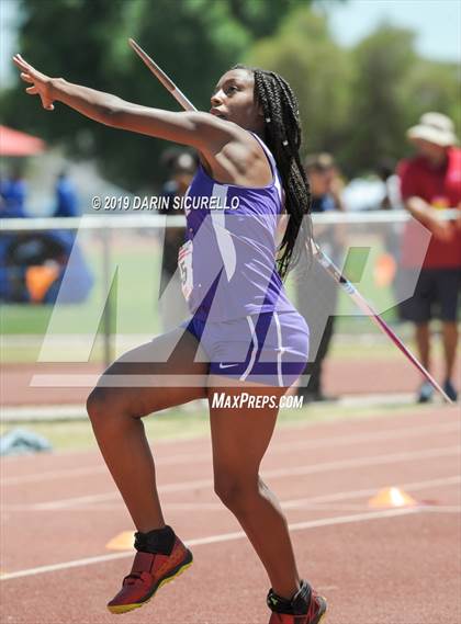 Thumbnail 3 in AIA Track & Field Championships (Girls Javelin) photogallery.