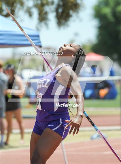 Thumbnail 1 in AIA Track & Field Championships (Girls Javelin) photogallery.