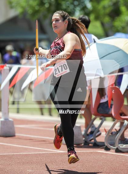 Thumbnail 3 in AIA Track & Field Championships (Girls Javelin) photogallery.