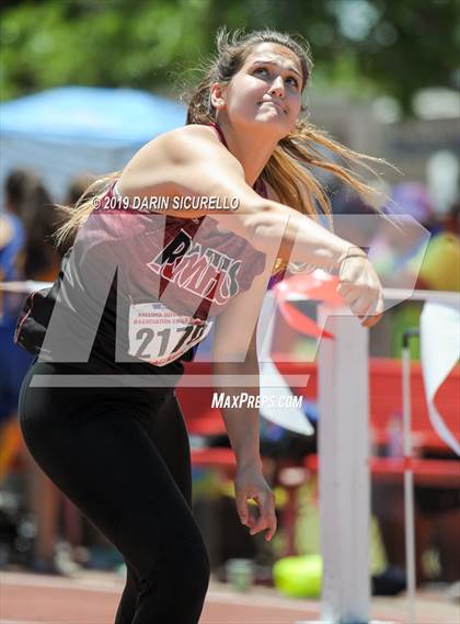 Thumbnail 1 in AIA Track & Field Championships (Girls Javelin) photogallery.