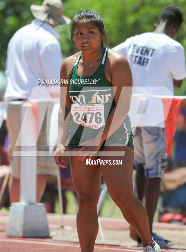 Photo 2 in the AIA Track & Field Championships (Girls Javelin) Photo ...