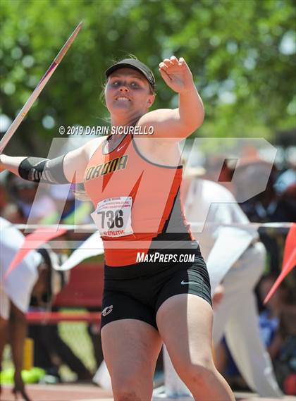 Thumbnail 2 in AIA Track & Field Championships (Girls Javelin) photogallery.
