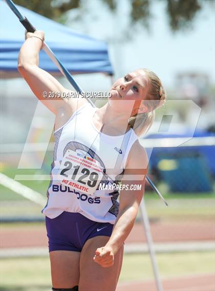 Thumbnail 1 in AIA Track & Field Championships (Girls Javelin) photogallery.