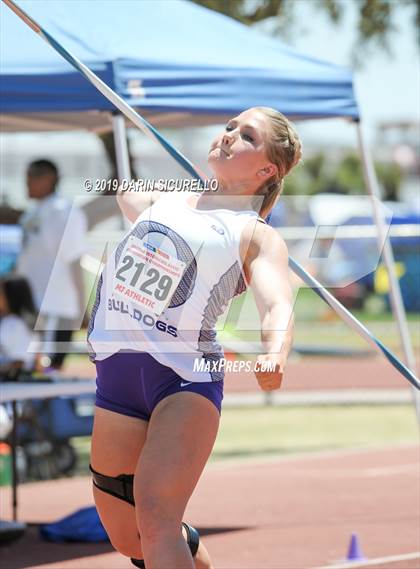 Thumbnail 1 in AIA Track & Field Championships (Girls Javelin) photogallery.