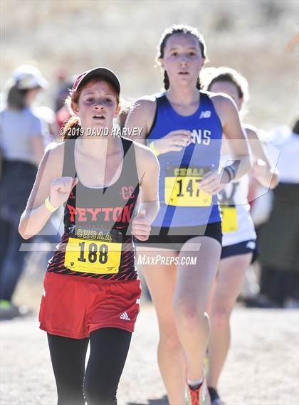 Thumbnail 1 in CHSAA 2A Cross Country Championships photogallery.