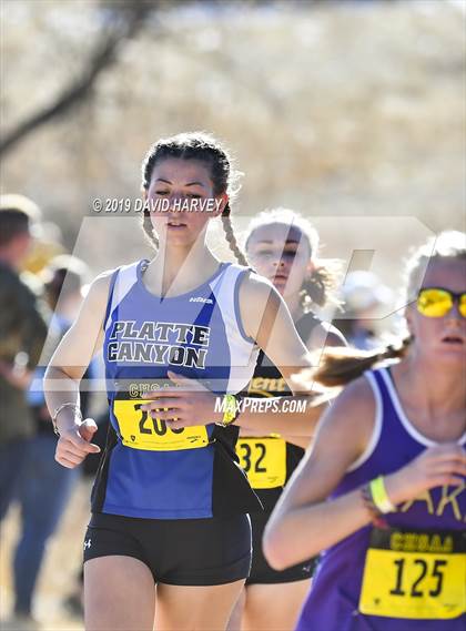 Thumbnail 1 in CHSAA 2A Cross Country Championships photogallery.