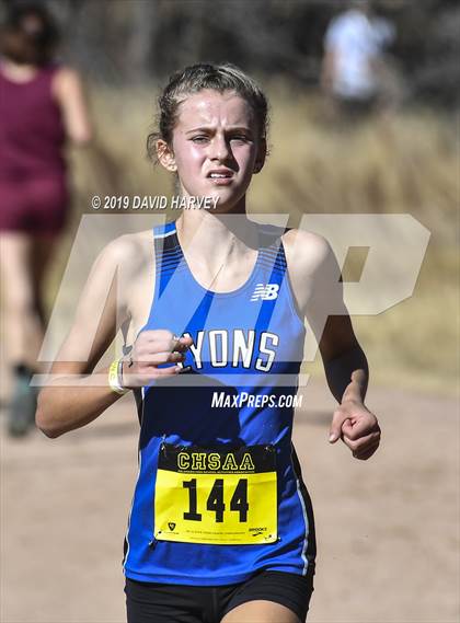 Thumbnail 3 in CHSAA 2A Cross Country Championships photogallery.