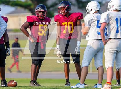 Thumbnail 2 in Western Harnett vs Douglas Byrd (2024 Football Jamboree) photogallery.