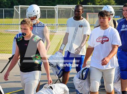 Thumbnail 1 in Western Harnett vs Douglas Byrd (2024 Football Jamboree) photogallery.