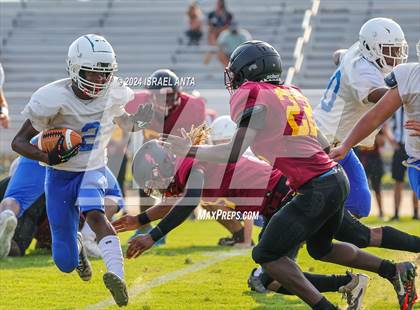 Thumbnail 1 in Western Harnett vs Douglas Byrd (2024 Football Jamboree) photogallery.